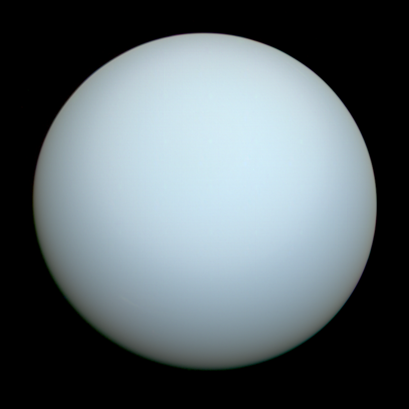 Voyager 2 image of Uranus